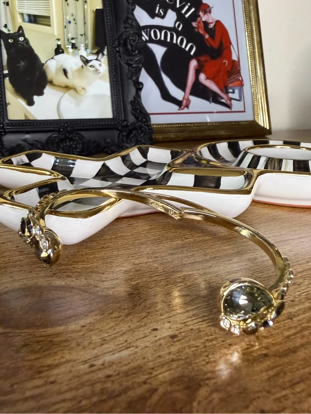 Swarovski Crystal Hinged Cuff Bracelet Like New